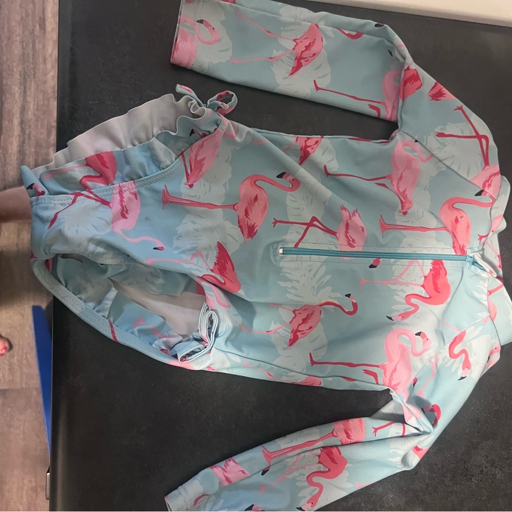 Flamingo Print Swimsuit